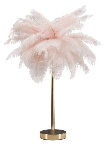 TAFELLAMP PALM ROZE CM Ø 40X55, Ophalen of Verzenden, Nieuw