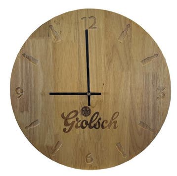 Grolsch klok, Verzamelen, Merken en Reclamevoorwerpen, Ophalen of Verzenden, Nieuw
