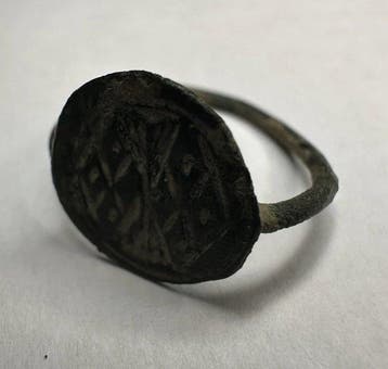 Middeleeuwen, kruisvaardersperiode Brons ring (Zonder, Sieraden, Tassen en Uiterlijk
