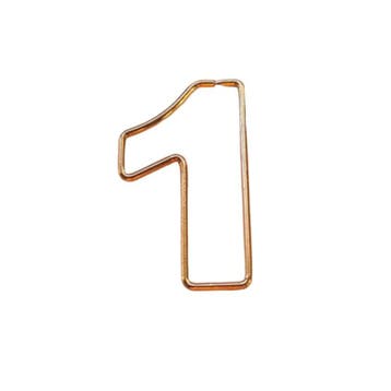 1x Paperclip nummer 1 (Overige Decoratie), Ophalen of Verzenden, Nieuw
