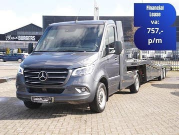 Zakelijke Lease |  Mercedes-Benz Sprinter 516 CDI 163 pk Aut, Automaat, Stof, Gebruikt, Euro 6