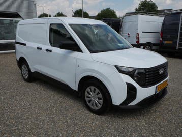 Ford Transit Courier 1.5 EcoBlue 100PK Airco Cruise control, Stof, Gebruikt, Euro 6, Wit