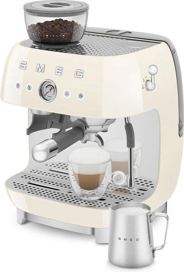 SMEG EGF03CREU Espressomachine met Geïntegreerde Bonenmaler, Verzenden, Nieuw