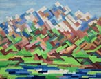 École cubiste française (XX) - Montagne fragmentée