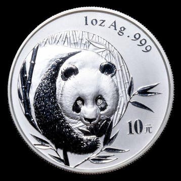 China. 10 Yuan 2003 - Panda, 1 Oz (.999) (Zonder
