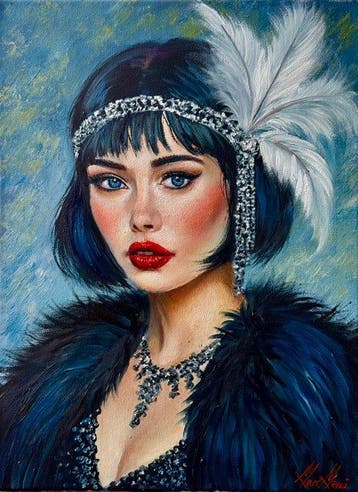 BarBeni (1981) - Portrait Inspired by Clara Bow