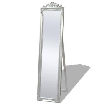 vidaXL Vrijstaande spiegel Barok 160x40cm zilver, Verzenden, Nieuw