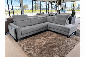 Hoekbank Meppel - bankstellen - Grijs, Nieuw, 150 cm of meer, Stof, 250 tot 300 cm