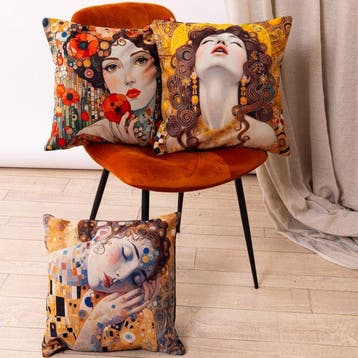 AA212 - 3 artistieke kussenslopen 45×45 cm - Tribuut aan