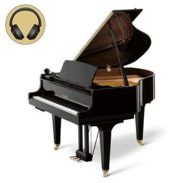 Kawai GL-10 ATX4 E/P messing silent vleugel, Nieuw, Zwart, Vleugel