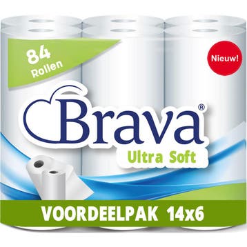 Voordeelverpakking: 84 Rollen - Brava - Super Keukenpapier -, Ophalen of Verzenden