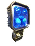 LED Werklamp Blauw 12-24v 12w 4 LEDS 90x90mm, Ophalen of Verzenden, Nieuw