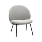 Hübsch - Stoel - Gather Lounge Chair - Grey - IJzer,