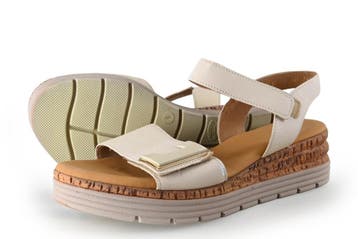 Gabor Sandalen in maat 39 Wit, Verzenden, Wit, Gabor, Sandalen of Muiltjes