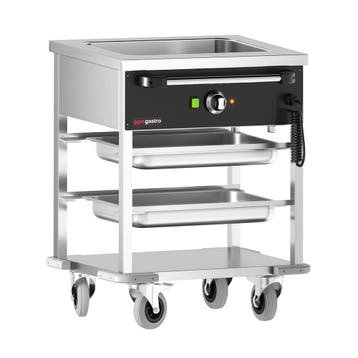 GGM Gastro | Bain-marie wagen - 1 kW - 1x GN 1/1 | TWBK100 |, Verzenden