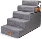 Hondentrapje voor honden - 40x76x57 cm - Grijs - Nobleza, Dieren en Toebehoren, Honden-accessoires, Verzenden, Zo goed als nieuw