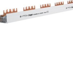 HAGER KDN480B KAMRAIL 3P+N 56MOD 80A QB, Ophalen of Verzenden, Nieuw, Groepenkast