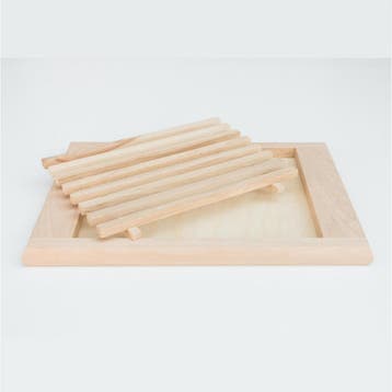 HOCHO Beukenhouten Broodsnijplank 355x250x22 mm – Met Kru., Ophalen of Verzenden, Nieuw