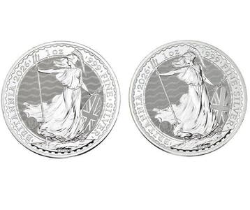 2 troy ounce - Zilver .999 - Britannia 2026 - 2 x 1oz - 62,2