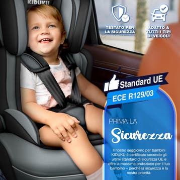 Autostoel - Autostoeltje - 9-36 kg - 1-12 jaar - Zwart - KID, Kinderen en Baby's, Autostoeltjes, Verzenden, Zo goed als nieuw