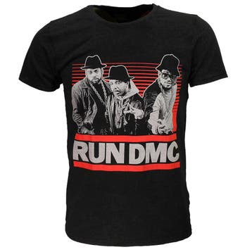 Run DMC Gradient Bars Dip Dye / Mineral Wash T-Shirt, Verzenden, Nieuw
