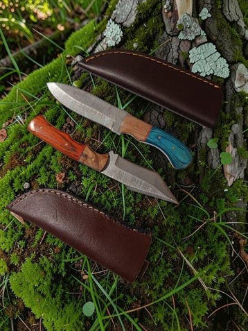Hypnotics Waves - Keukenmes - Kitchen knife set - Leren