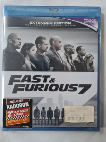 FAST & FURIOUS 7 (IN SEAL) (BLURAY), Cd's en Dvd's, Verzenden, Gebruikt