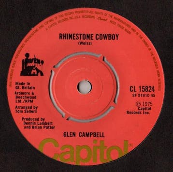 Glen Campbell - Rhinestone Cowboy, Cd's en Dvd's, Ophalen of Verzenden, Gebruikt