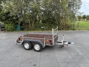 Bakwagen Sallas 250 x 145 cm in goede staat Geen BTW !, Auto diversen, Aanhangers en Bagagewagens, Ophalen, Gebruikt