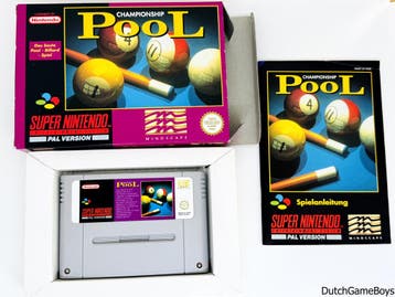 Super Nintendo / Snes - Championship Pool - NOE, Verzenden, Gebruikt