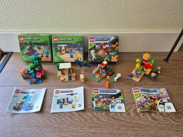 LEGO Minecraft Het Koraalrif 21164, Zo goed als nieuw, Complete set, Lego, Minecraft