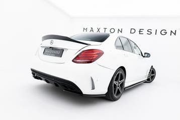 Maxton Diffuser splitters (zijkant) Mercedes-Benz C AMG-Line, Auto diversen, Tuning en Styling, Verzenden