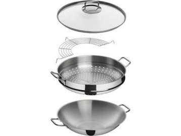 Veiling - Multifunctionele Wok WMF Macao 36 cm (4-delig), Gebruikt