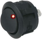 Inbouw schakelaar 12 volt rond, Verzenden, Nieuw