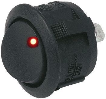 Inbouw schakelaar 12 volt rond, Verzenden, Nieuw