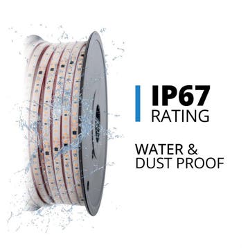 LED Strip - Velvalux - 50 Meter - Helder.Koud Wit 6000K -, Ophalen of Verzenden, Nieuw