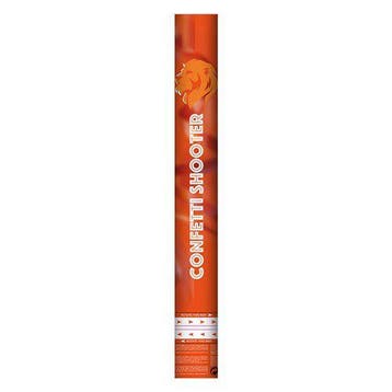 Oranje Confettishooter Rood/Wit/Blauw met Oranje Swirls, Verzenden, Nieuw