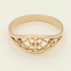 Ring - 14 karaat Roségoud, Sieraden, Tassen en Uiterlijk, Ringen, Nieuw