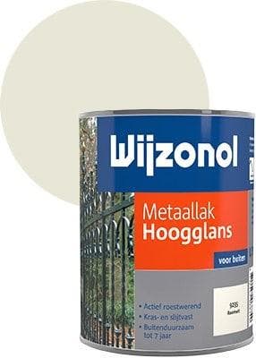 Wijzonol Metaallak Hoogglans Roomwit 9235 750 ml, Ophalen of Verzenden, Nieuw