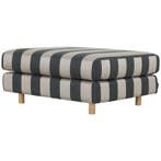 Sofacompany Dylan Kruklijn Latte Zwart - Outlet - Ongebruikt, 75 tot 100 cm, Zo goed als nieuw, Rechte bank, Minder dan 150 cm