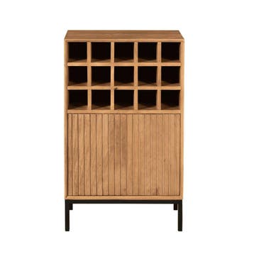 Wijnkast Madison Natural | 55 cm | Starfurn, Ophalen of Verzenden, Nieuw