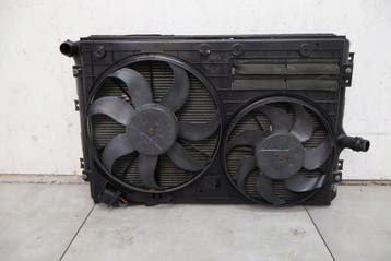 ventilator koelradiateur Volkswagen Golf VI 2.0TDI, Verzenden, Gebruikt
