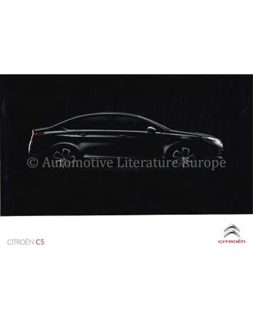 2010 CITROEN C5 BROCHURE NEDERLANDS, Nieuw, Author