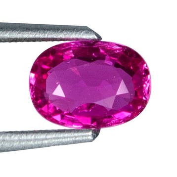 Zonder minimumprijs Roze Saffier - 1.09 ct - Gem research, Nieuw