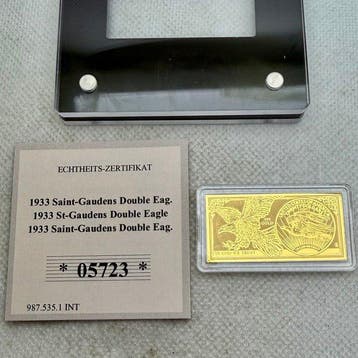 Verenigde Staten. Gold Medal 1933 Saint-Gaudens Double
