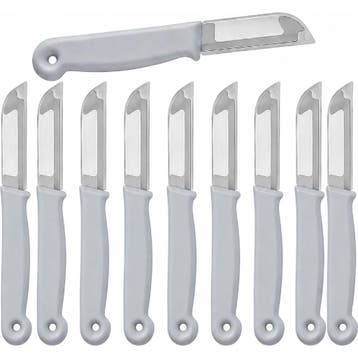 Solingen Schilmesje – RVS Glad – 16 cm met Blade Cover, Ophalen of Verzenden, Nieuw, Rvs of Chroom