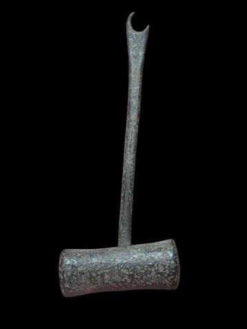 Vroeg-middeleeuws Bronze Rare Thors Hammer Hanger (Zonder