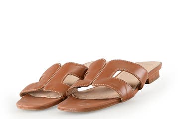 Manfield Slippers in maat 37 Bruin, Slippers, Bruin, Verzenden, Zo goed als nieuw
