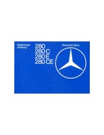 1979 MERCEDES BENZ E KLASSE INSTRUCTIEBOEKJE DUITS, Auto diversen, Handleidingen en Instructieboekjes