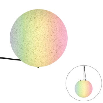 Smart buitenlamp grijs 25 cm IP65 incl. Wifi A60 - Nura, Verzenden, Nieuw, Kunststof
